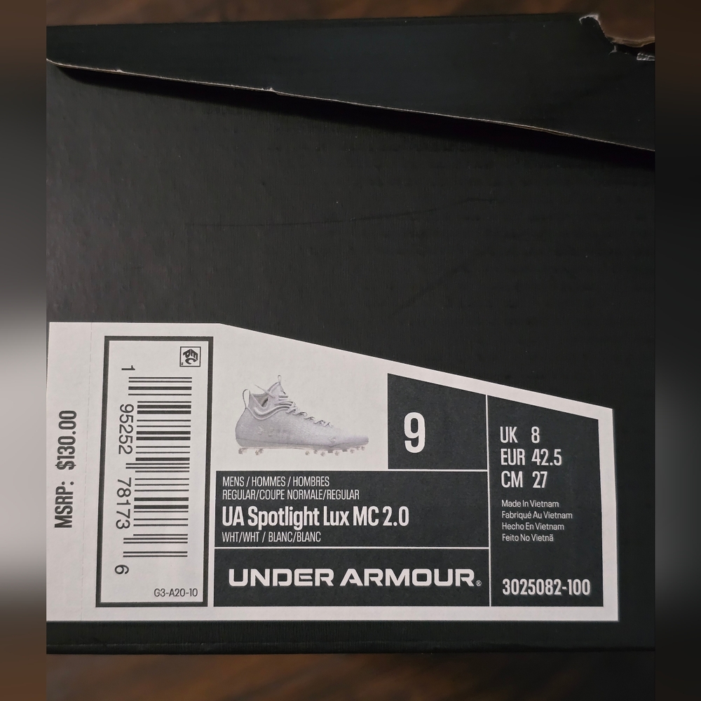 Under Armour Spotlight Lux MC 2.0 Football Cleats